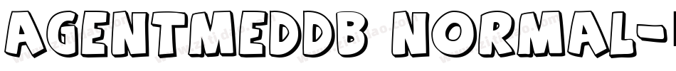 AgentMedDB Normal字体转换